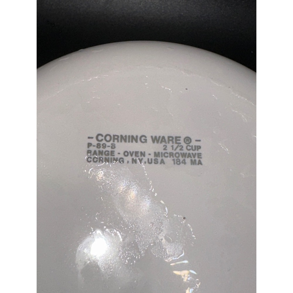 Corning Ware P-89-B Poppy Fireside 2.5 Cup Saucepan Pour Spout Vintage USA - Picture 3 of 6